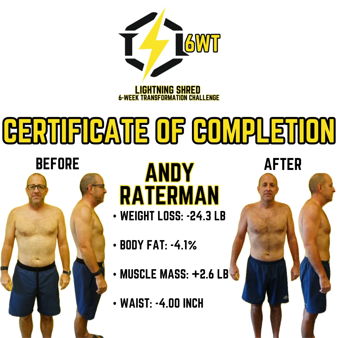 A. Raterman’s original six-week completion certificate