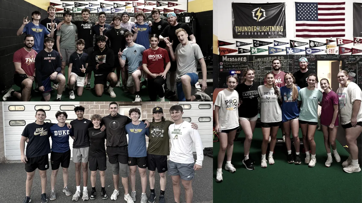 TNL adult and athlete training groups together in the Hamilton facility